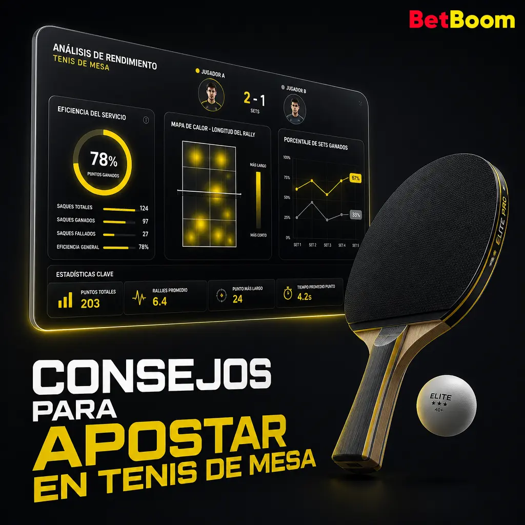 Consejos clave para apostar en tenis de mesa: agarre, saque, historial, fatiga, errores no forzados y gestión de banca.