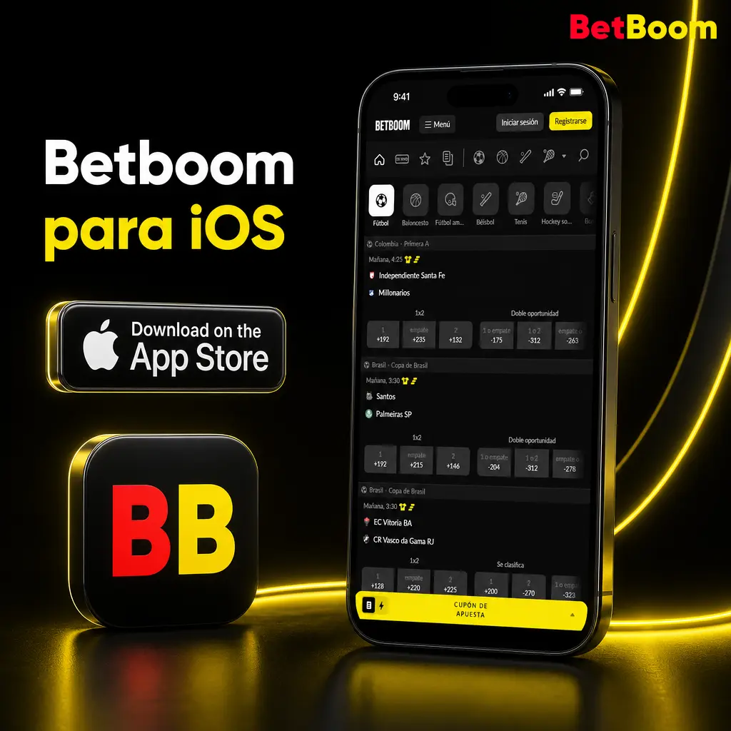 Betboom para iOS: accede desde Safari y agrega un acceso directo en tu pantalla principal como app nativa