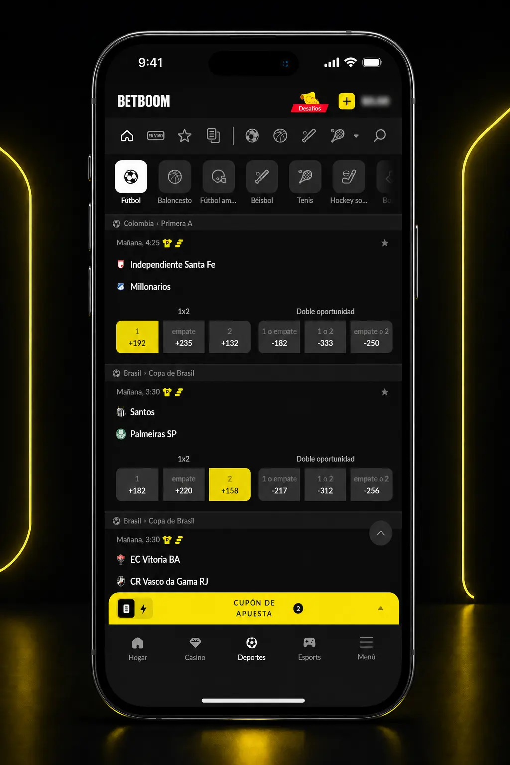 Guía paso a paso para apostar en eFootball desde la app móvil de Betboom en México