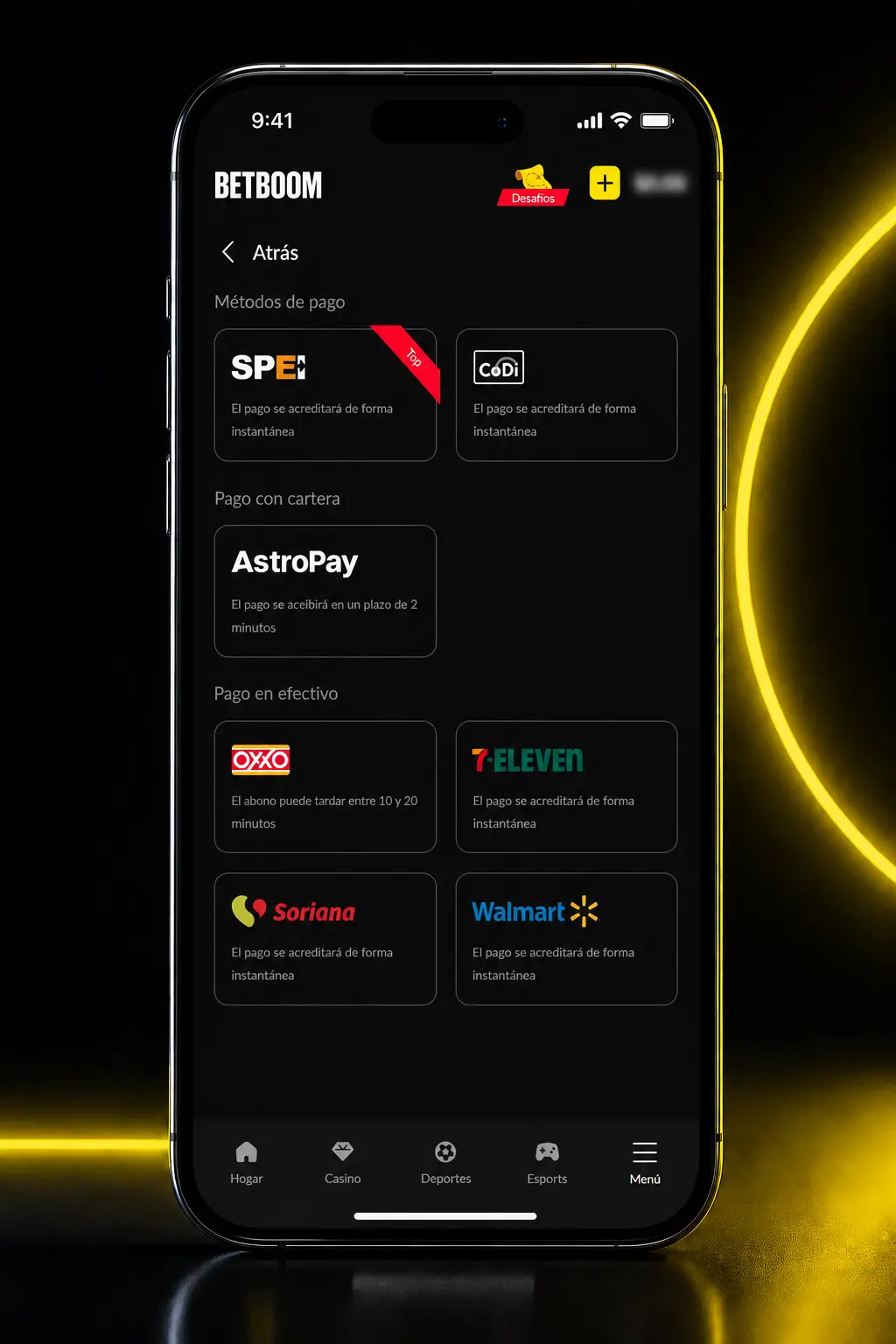 Guía paso a paso para registrarte, depositar y apostar en tenis dentro de la app o sitio web de Betboom México.