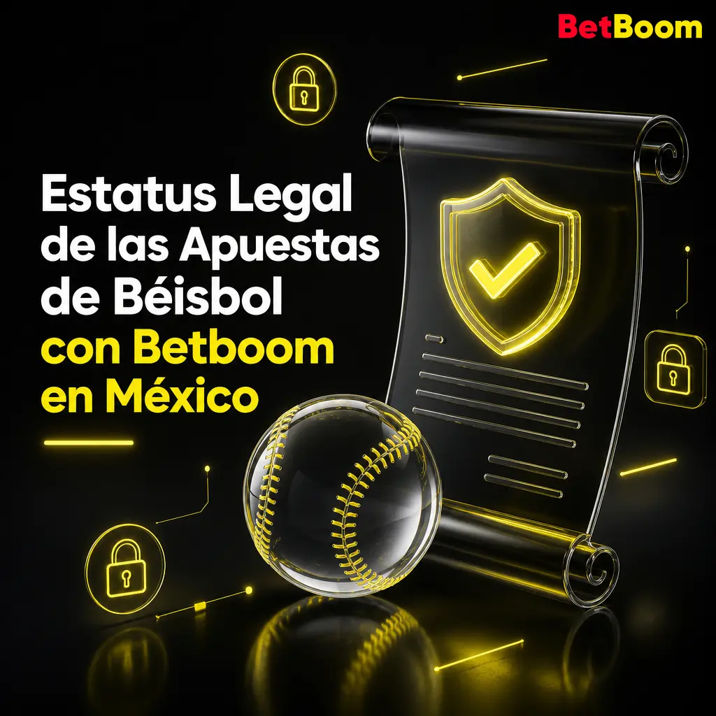 Estatus legal de apuestas de béisbol con Betboom en México: licencia internacional, seguridad SSL y protección de depósitos.